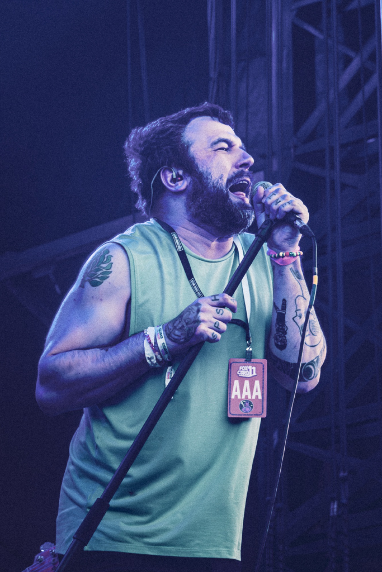 Say Anything live at Four Chord Music Fest 11 2025, photo 3 by Don Jilla