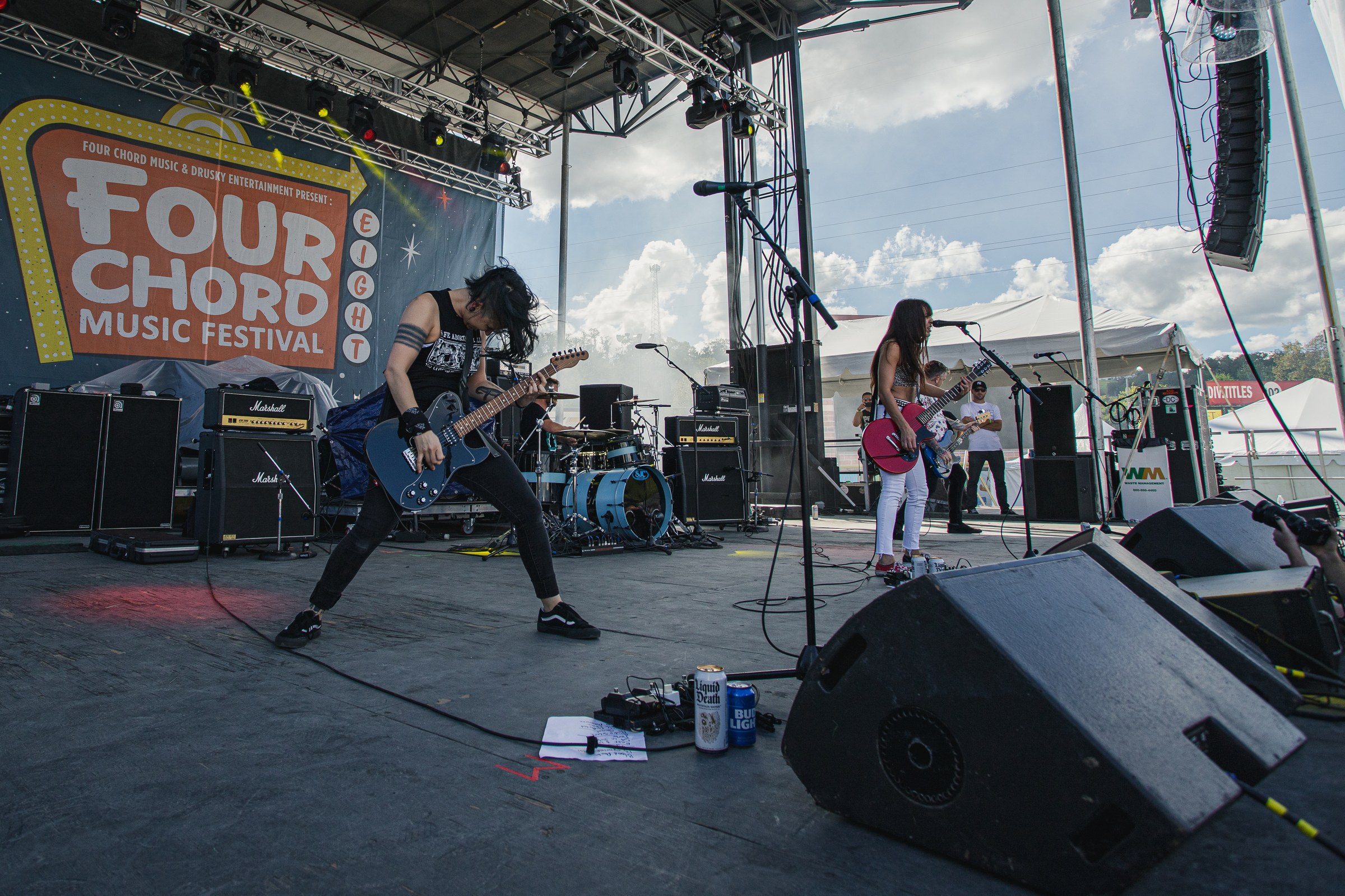 The Bombpops live at Four Chord Music Fest 8 2022, photo 3 by Don Jilla