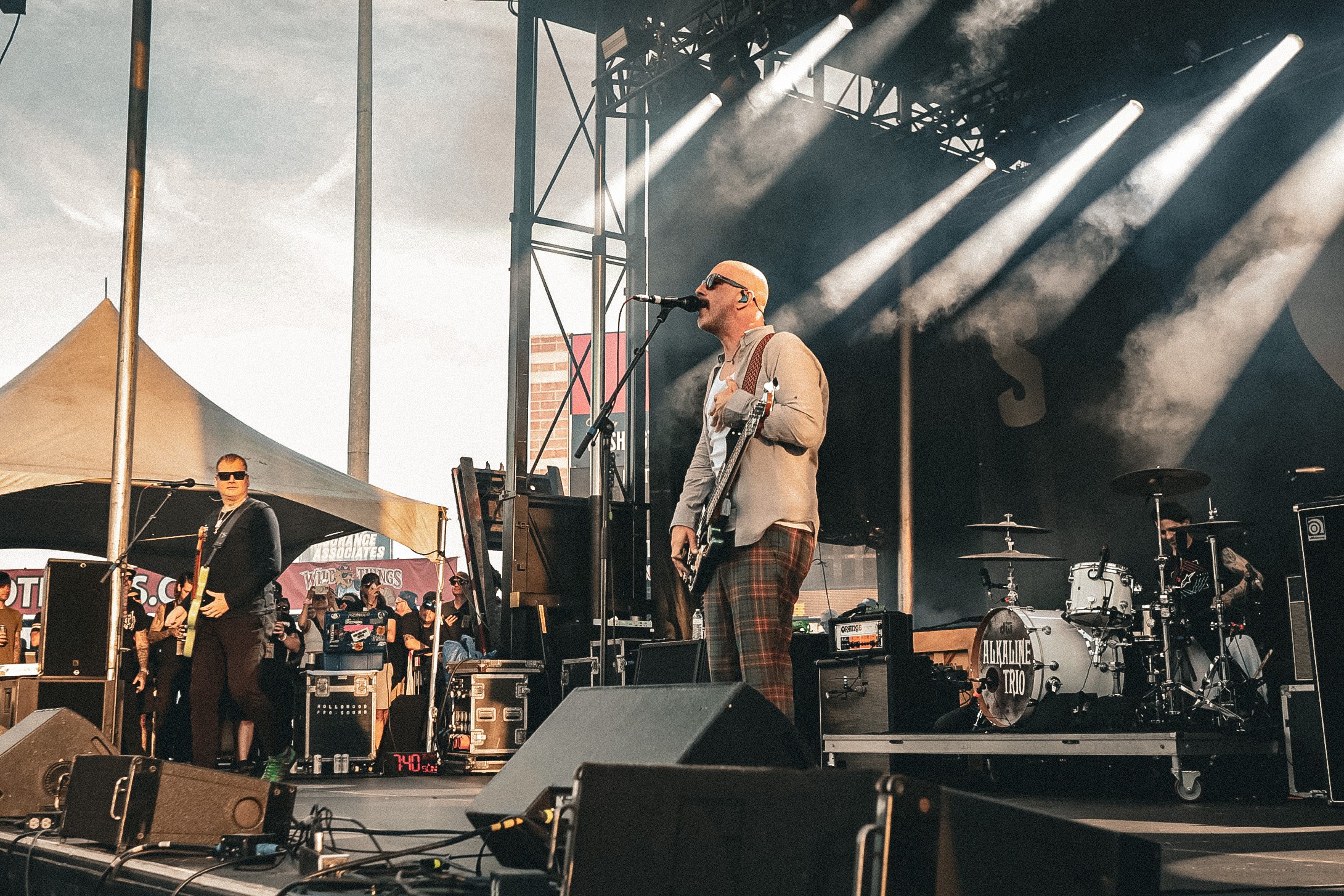 Alkaline Trio live at Four Chord Music Fest 9 2023, photo 2 by Don Jilla