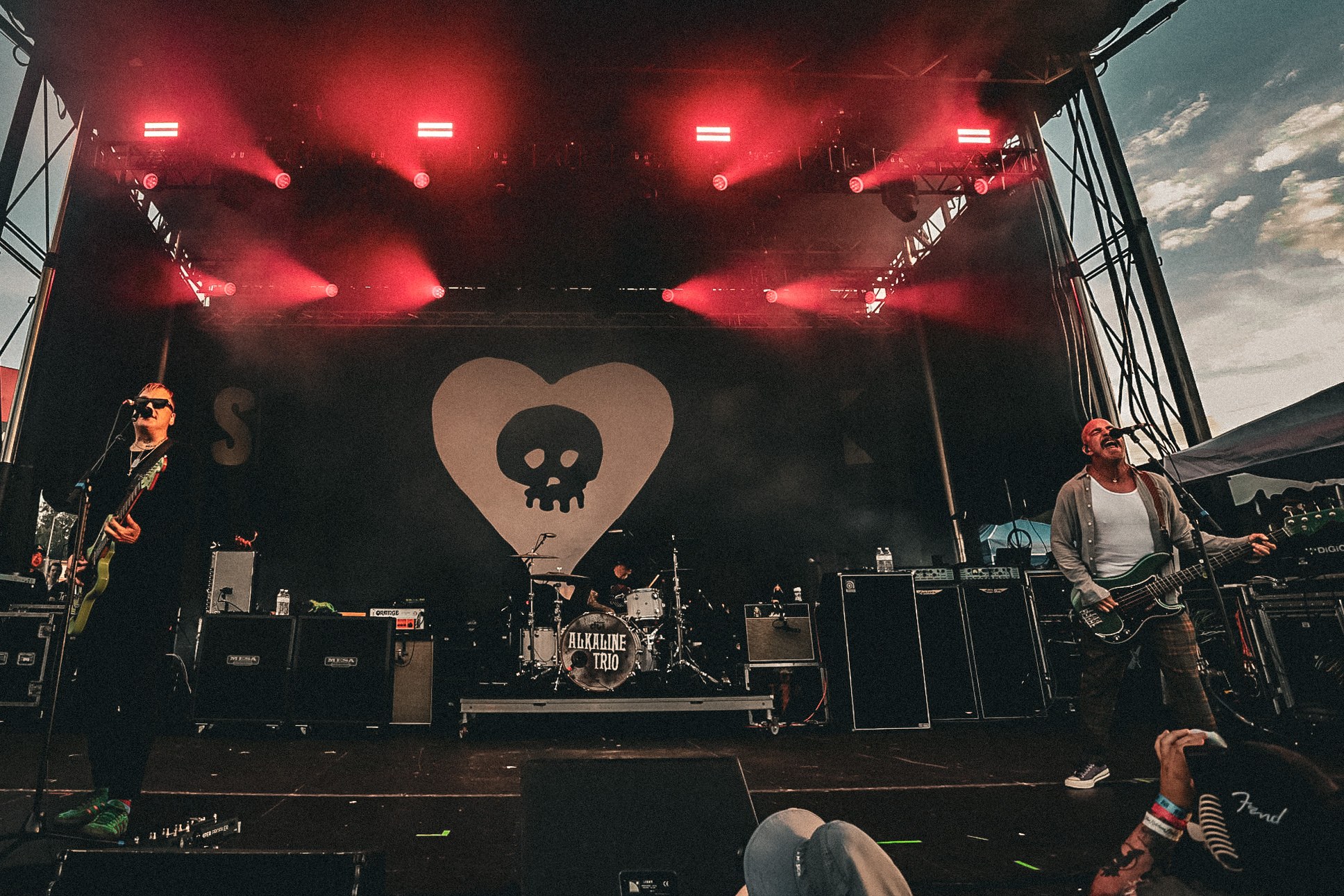 Alkaline Trio live at Four Chord Music Fest 9 2023, photo 5 by Don Jilla