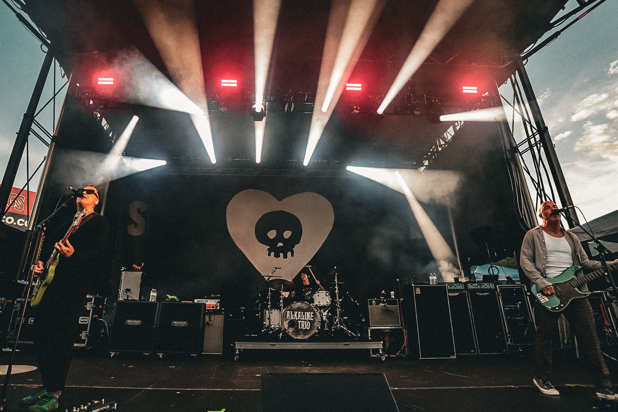 Alkaline Trio live at Four Chord Music Fest 9 2023, photo 6 by Don Jilla