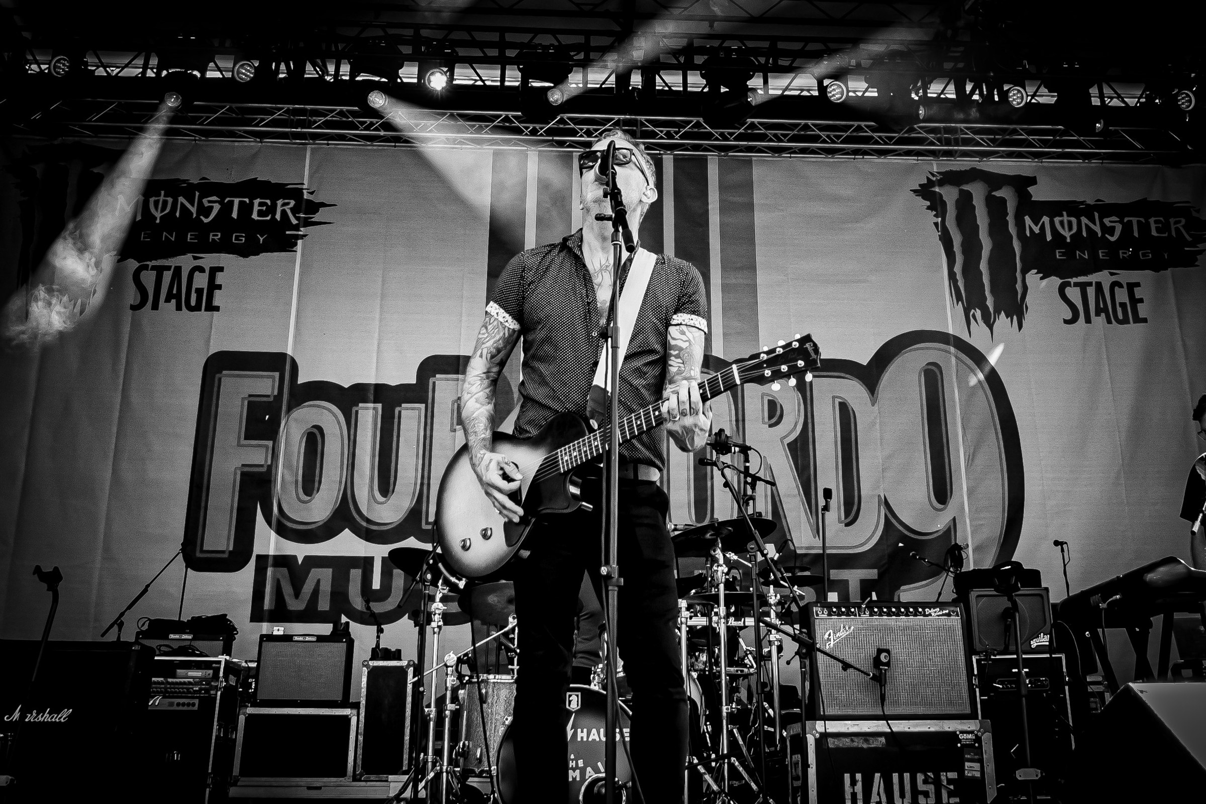 Dave Hause live at Four Chord Music Fest 9 2023, photo 2 by Don Jilla