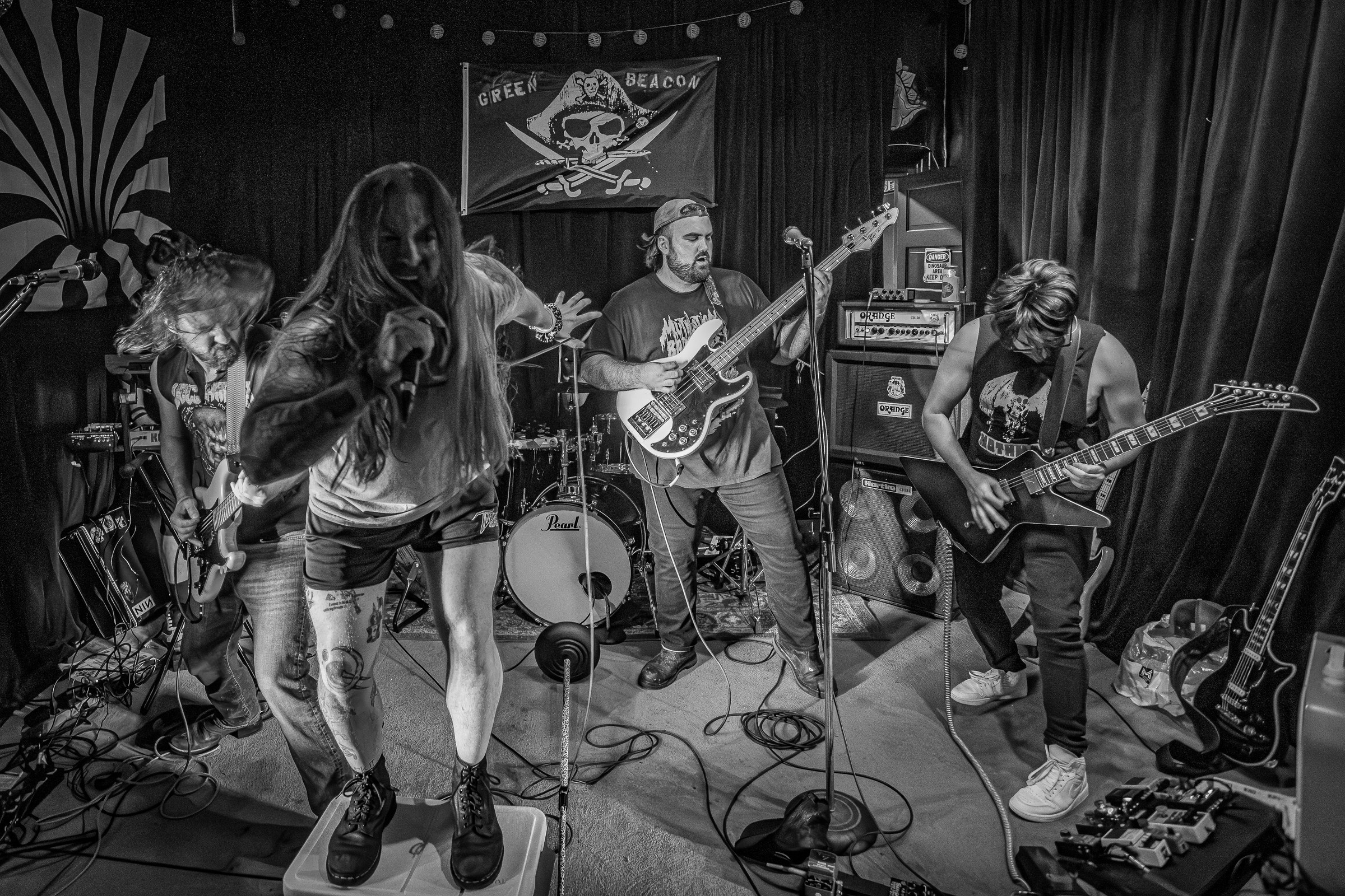 Star Viper live at Green Beacon Gallery Show 2024, photo 57 by Don Jilla