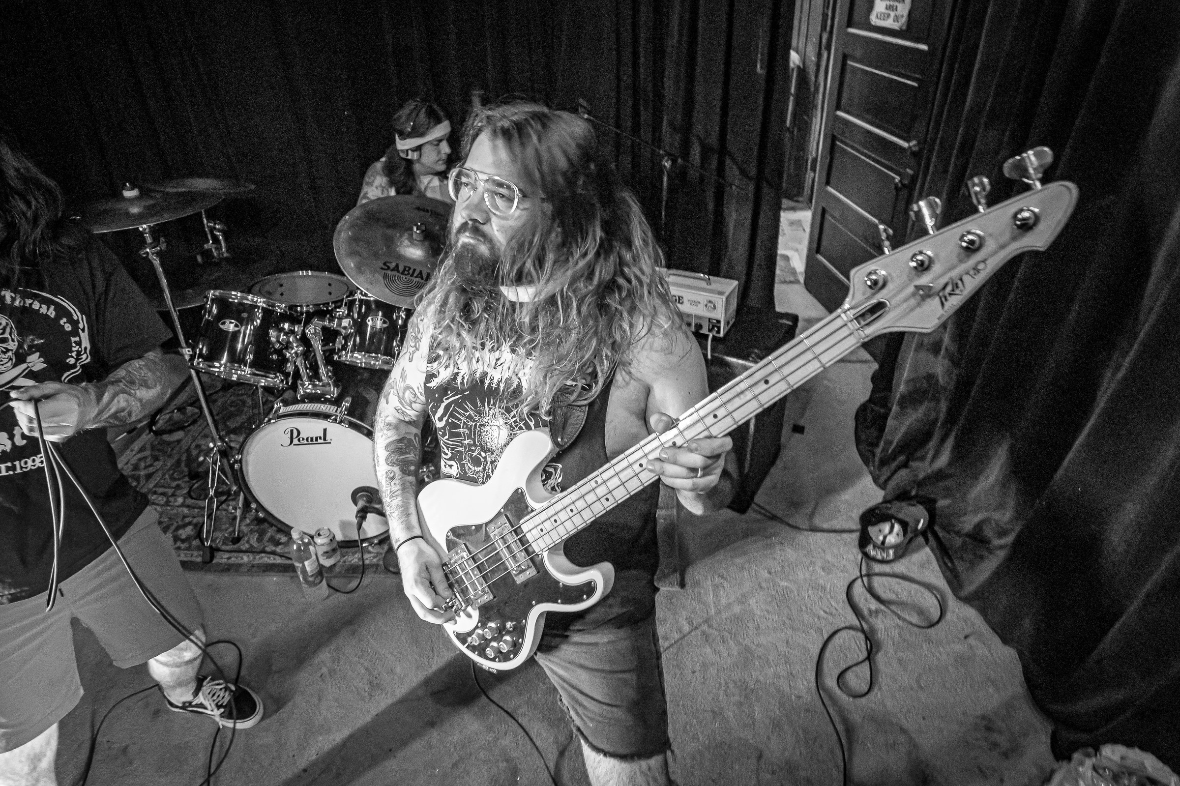 Takacs live at Green Beacon Gallery Show 2024, photo 15 by Don Jilla
