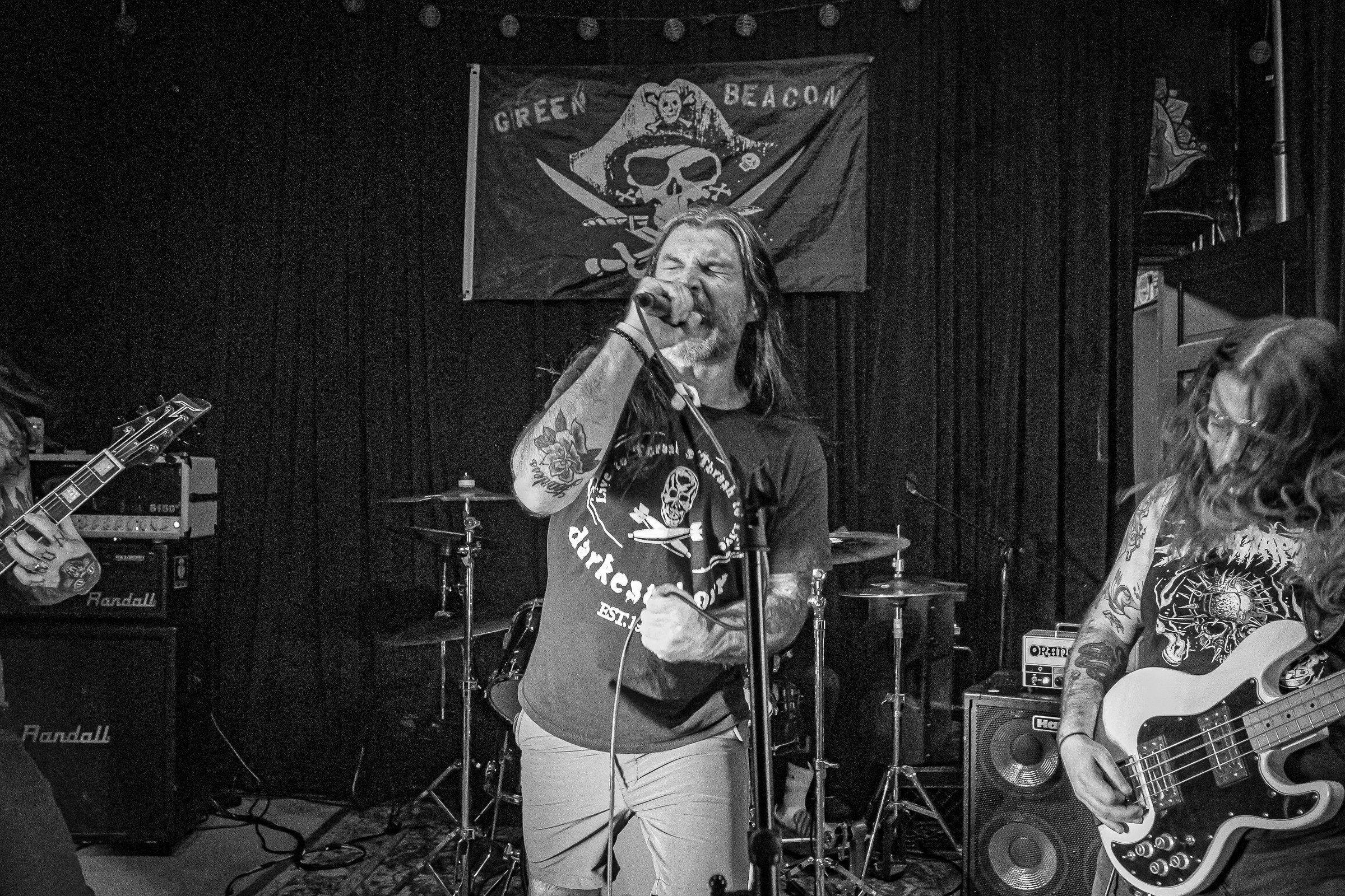 Takacs live at Green Beacon Gallery Show 2024, photo 2 by Don Jilla
